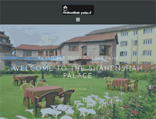 Tablet Screenshot of hotelshahenshahpalace.com